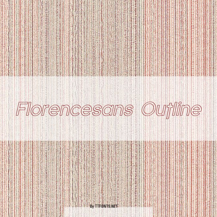 Florencesans Outline example